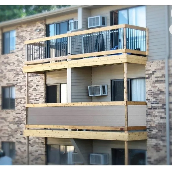 Eden's Decor Balcony Privacy Screen-Grey - Picture 5 of 7